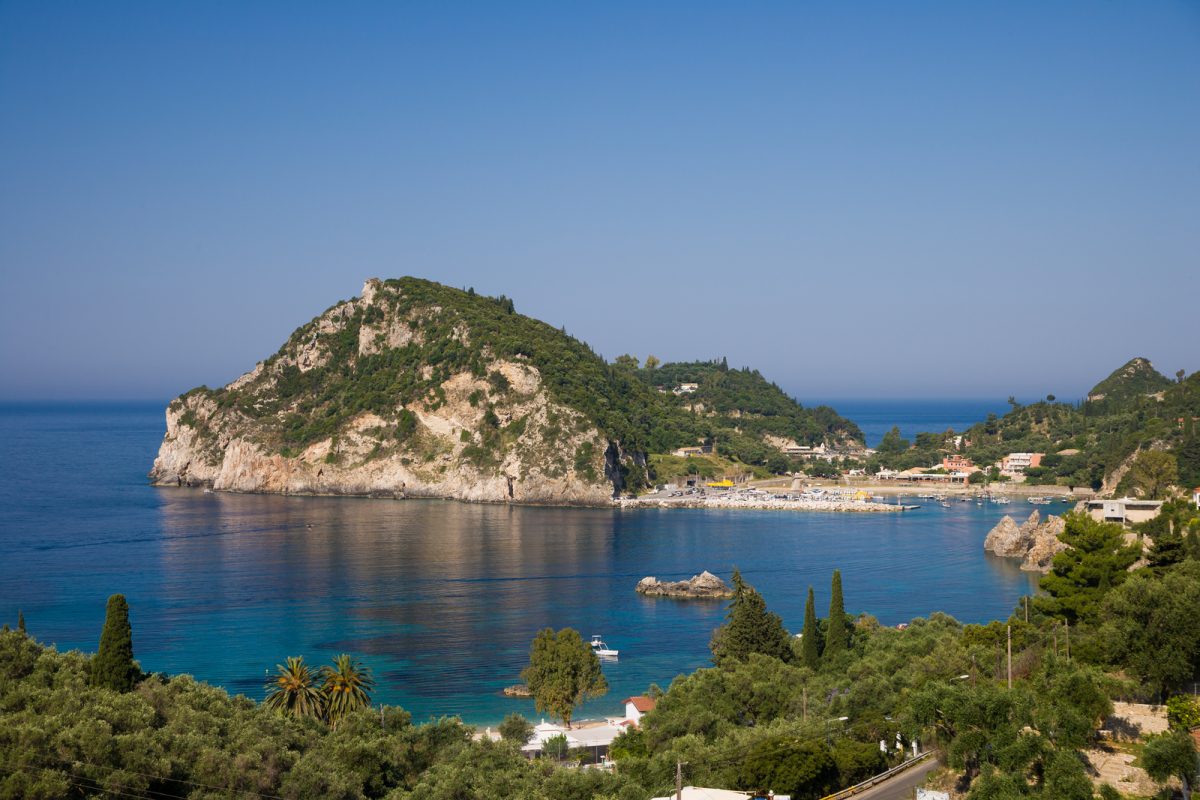 Corfu town to Paleokastritsa