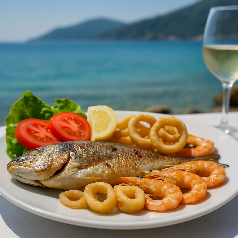 Where can I find the best seafood in Corfu
