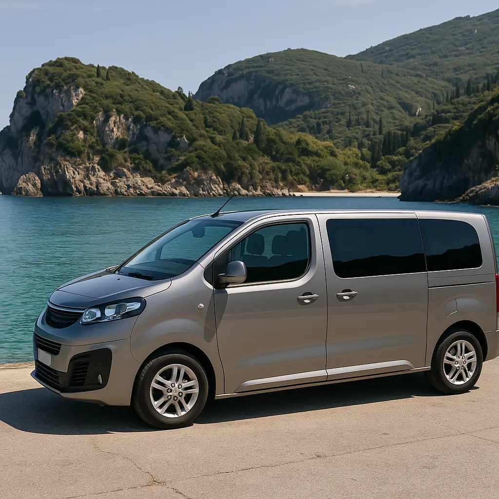 Corfu port to Paleokastritsa