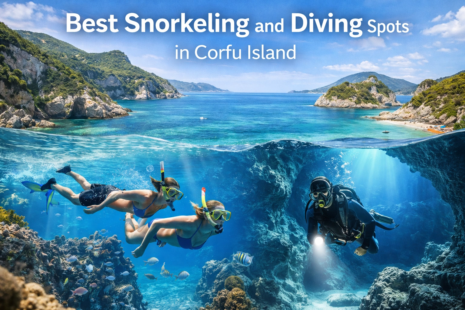 Best Snorkeling and Diving Spots in Corfu Island