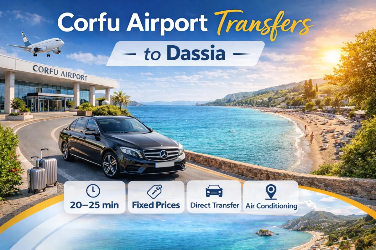 Corfu Airport Transfers to Dassia