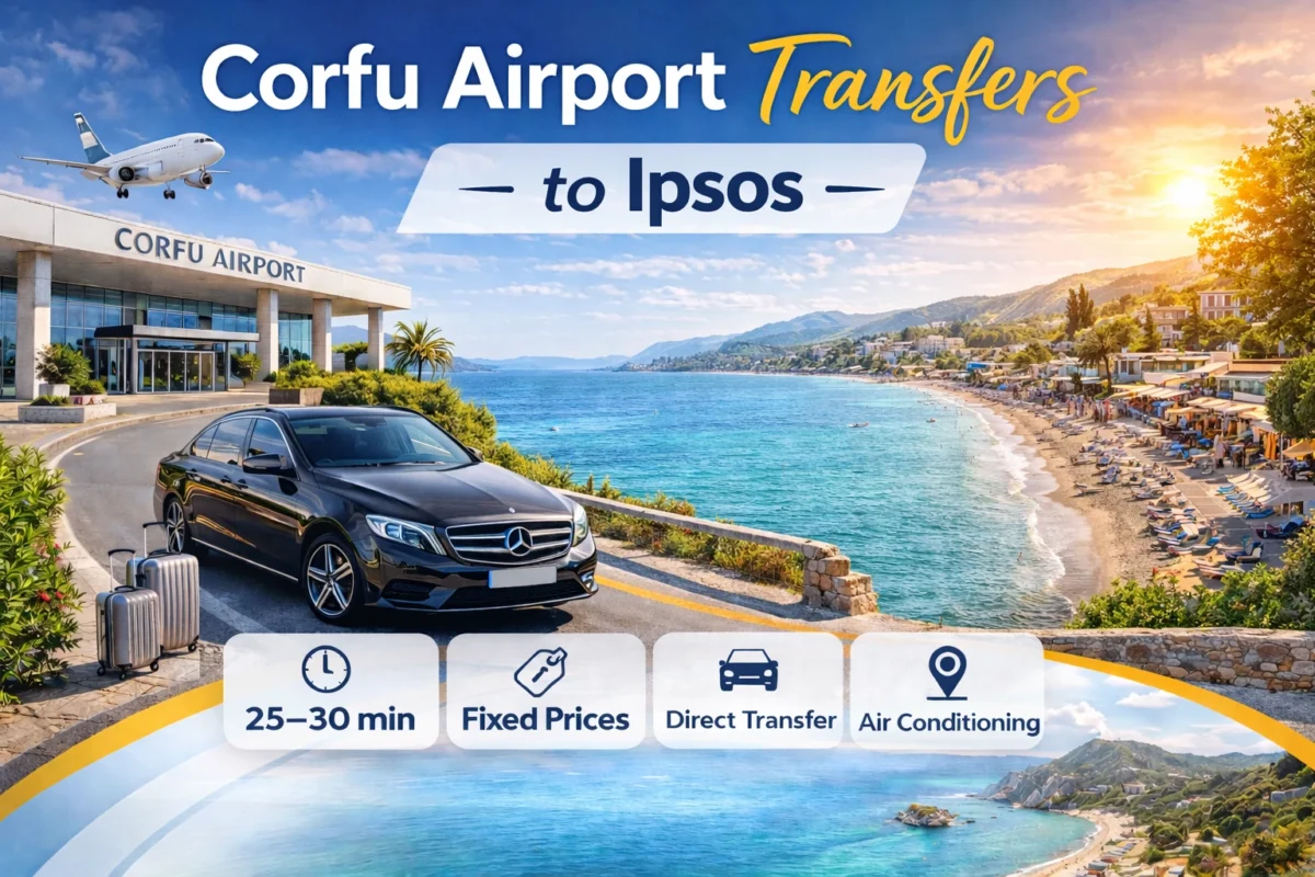 Corfu Airport Transfers to Ipsos