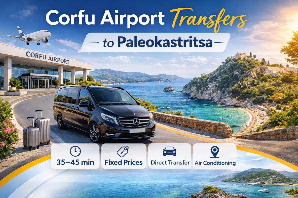 Corfu Airport Transfers to Paleokastritsa