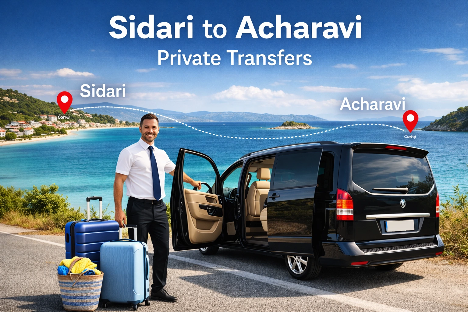 Sidari to Acharavi – Private Transfers