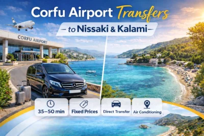 Corfu Airport to Nissaki & Kalami