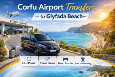Corfu Airport Transfers to Glyfada Beach